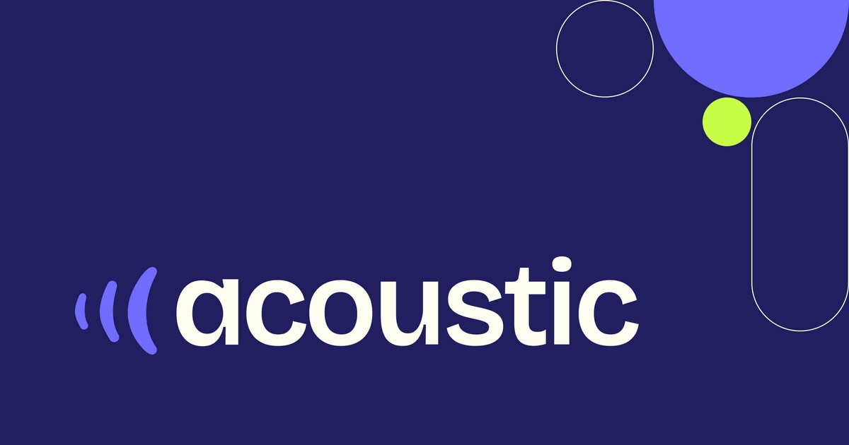 Intent-Driven Marketing for modern brands | Acoustic