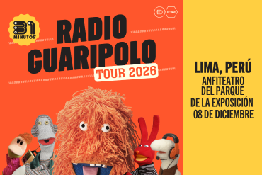 ¡Tulio Triviño y la Banda Llegan a Lima con 31 Minutos!