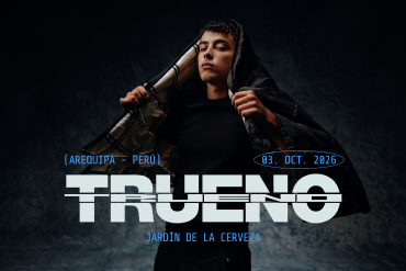 ¡Trueno en Arequipa! - 20% dscto. en preventa exclusiva pagando con Tarjetas Interbank.