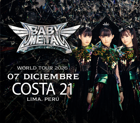 Sube el volumen y pierde el control con Baby Metal - 15% dscto. en preventa exclusiva pagando con Tarjetas Interbank.