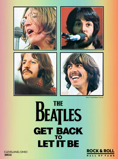 THE BEATLES GET BACK TO LET IT BE POSTER