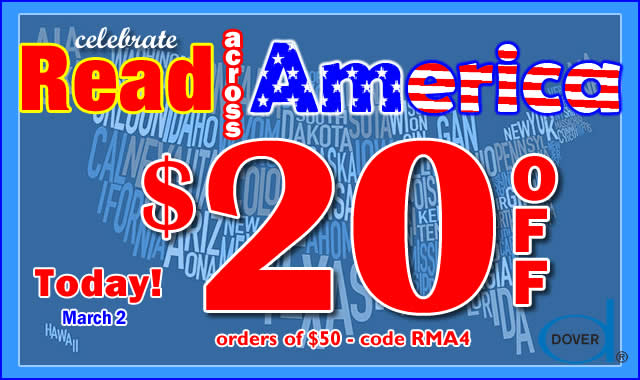 Take $20 off $50 with code RMA4 for Read Across America Day March 2