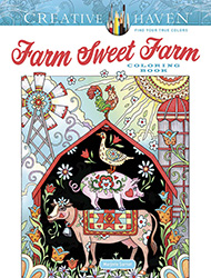 Creative Haven Farm Sweet Farm Coloring Book