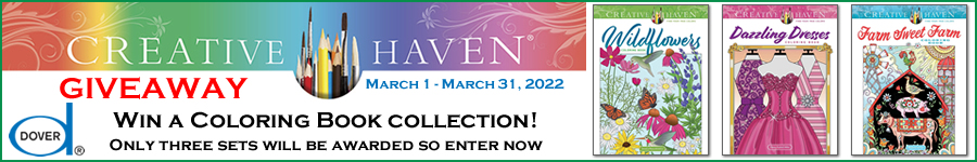 Creative Haven Coloring Book Giveaway