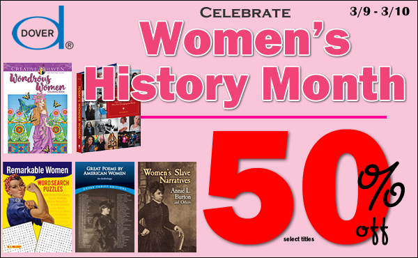 Save 50% for Women's History Month