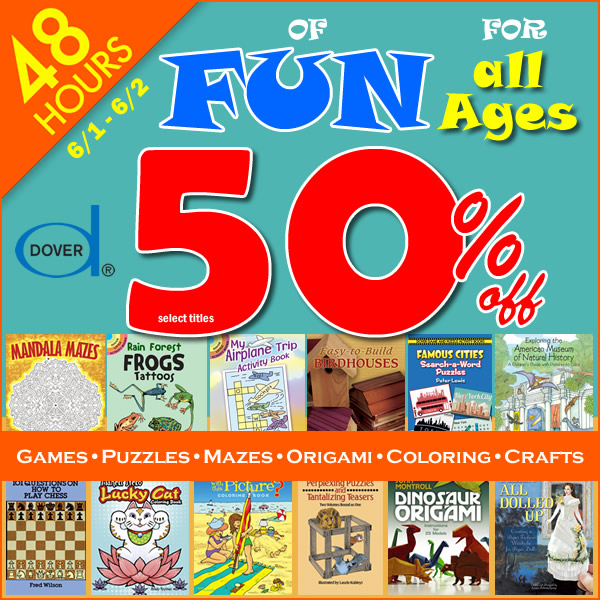 50% Off Activity Books For All Ages