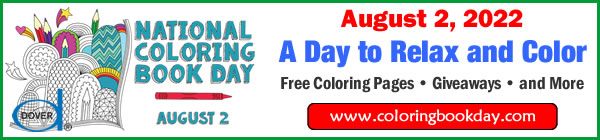 National Coloring Book Day is Coming August 2