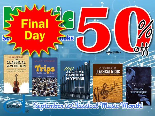 Classic Music Books at 50% off