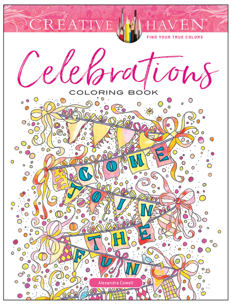 Creative Haven Celebrations Coloring Book