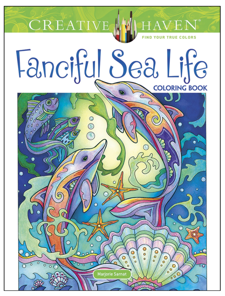 Creative Haven Fanciful Sea Life Coloring Book