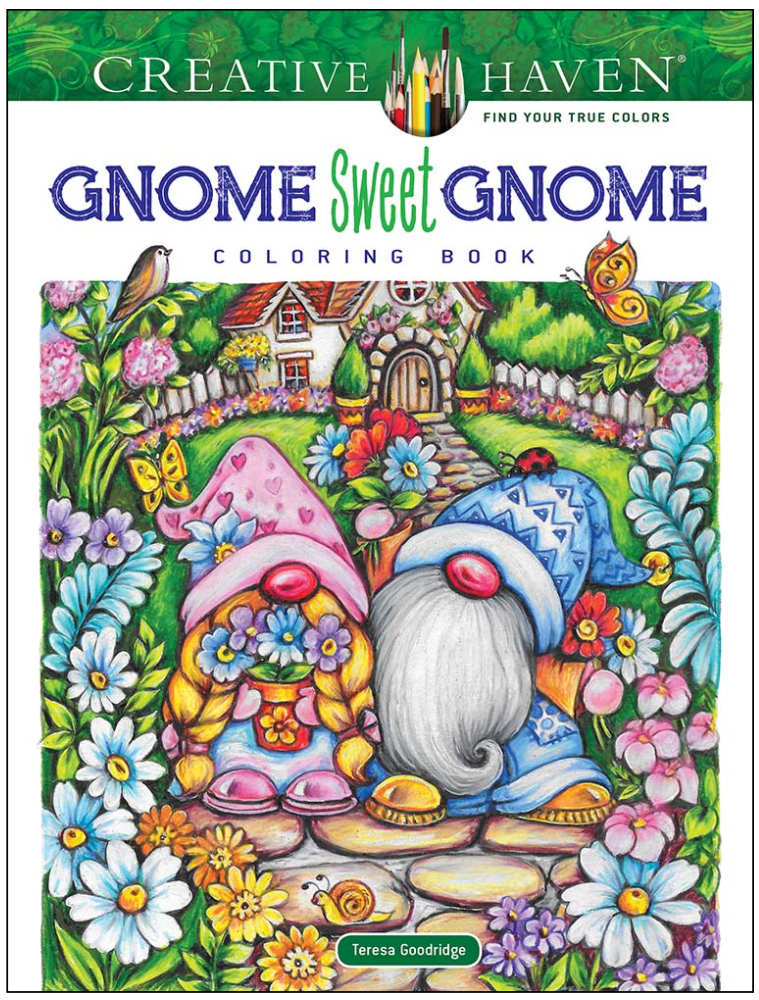 Creative Haven Gnome Sweet Gnome Coloring Book