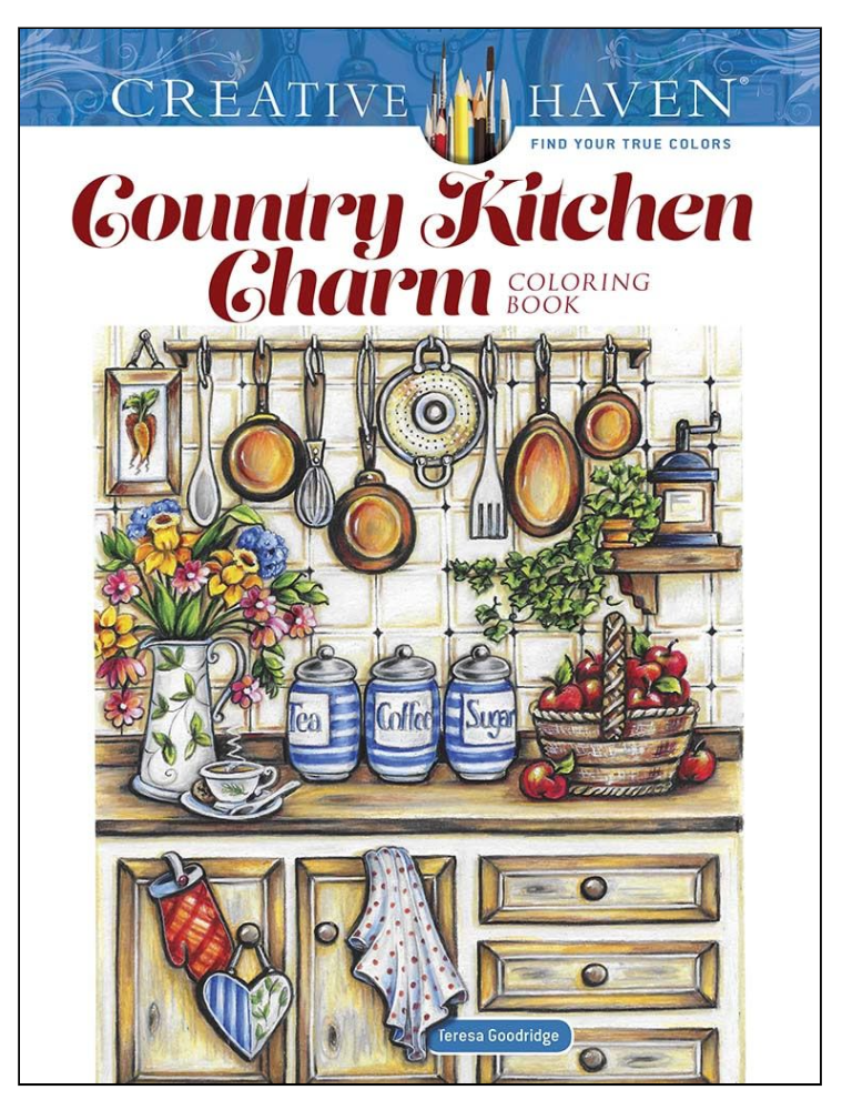 Creative Haven Country Kitchen Charm Coloring Book