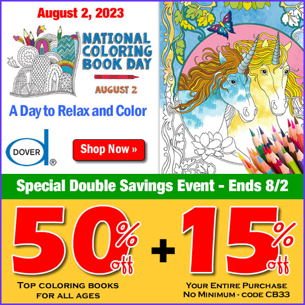 Save 50% on Coloring plus 15%