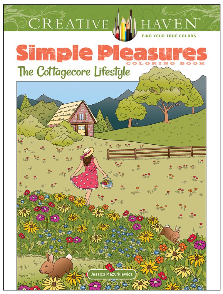 Creative Haven Simple Pleasures Coloring Book