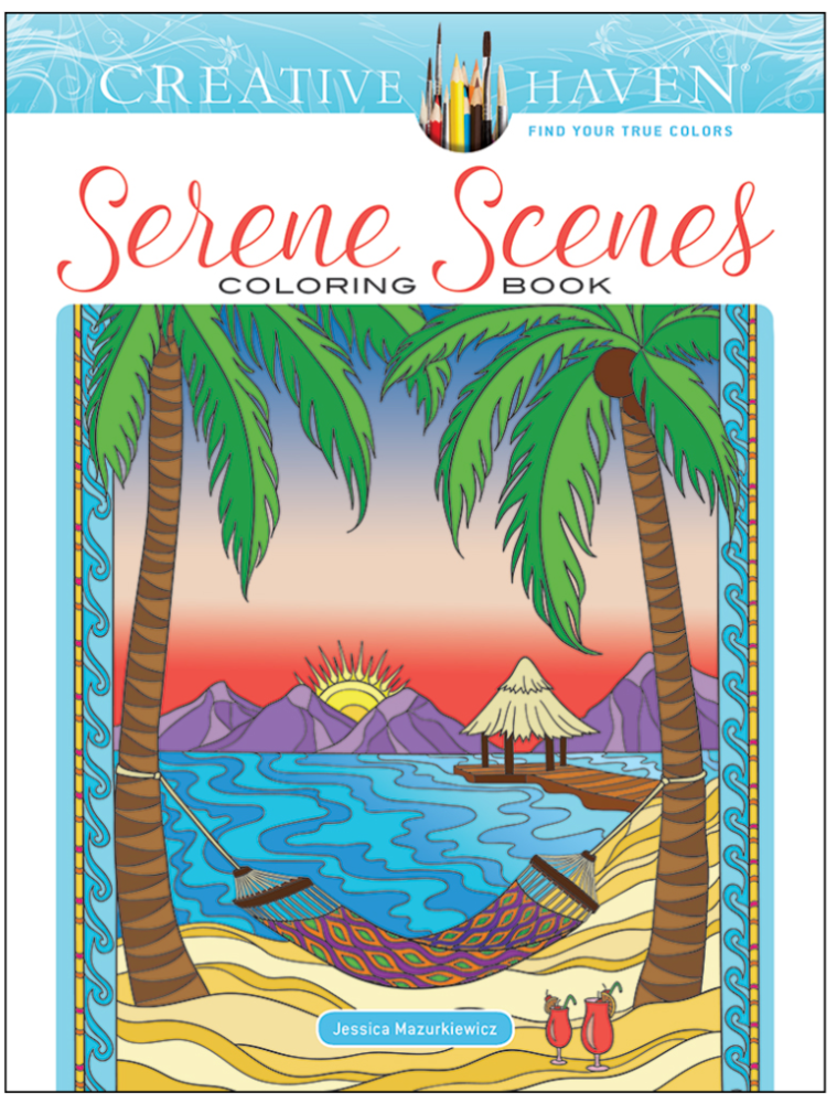 Creative Haven Serene Scenes Coloring Book