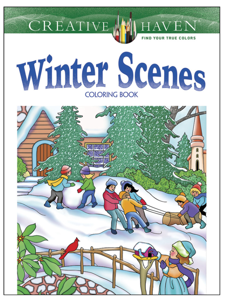Creative Haven Winter Scenes Coloring Book
