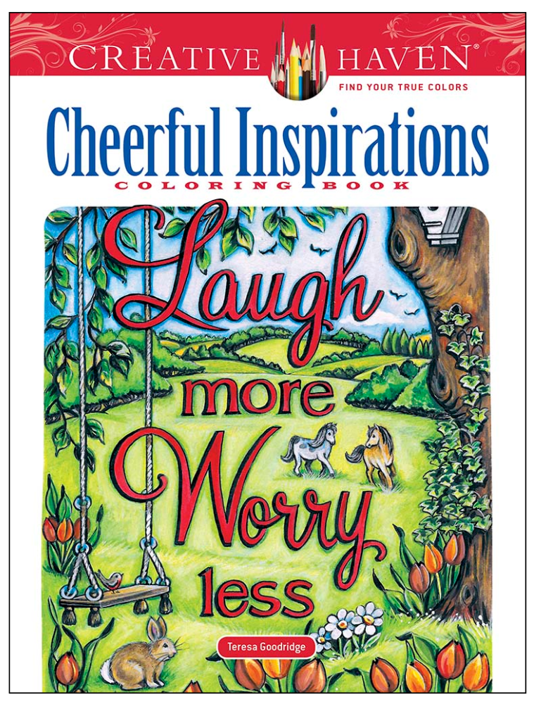 Creative Haven Cheerful Inspirations Coloring Book