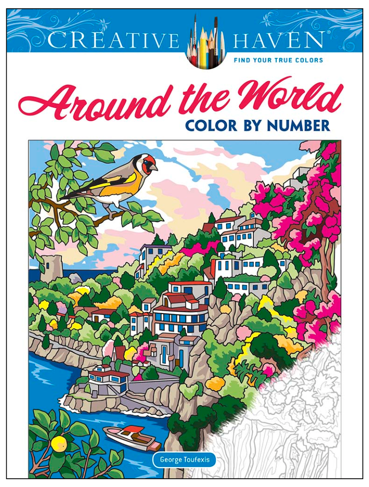 Creative Haven Around the World Color by Number