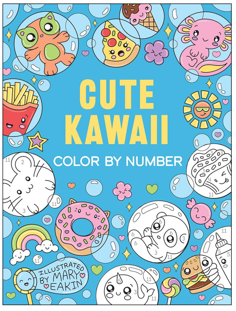 Cute Kawaii Color by Number